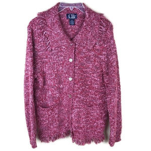 CB Casual Button Down Sweater Size Medium